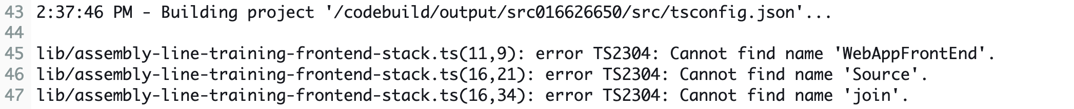 AWS cloudfront Stack resources